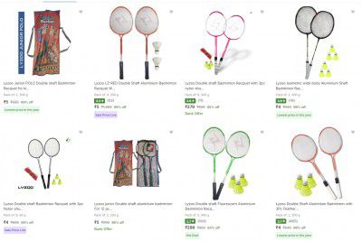 Lyzoo Badminton Racquet from ₹4