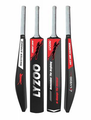 Lyzoo Master Stroke Plastic Cricket Bat Full size for Adults Standard Quality A+ grade PVC/Plastic Cricket Bat (850-900 g)