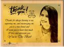 Personalized Brass Engraved Photo Gift Ideas for Friendship - Customized Picture Frame with Carving Photo...