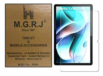 M.G.R.J® Tempered Glass Screen Protector for Motorola Moto Tab G70 (11" inch)