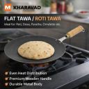 m kharavad Tawa 23 cm diameter (Iron, Induction Bottom)...