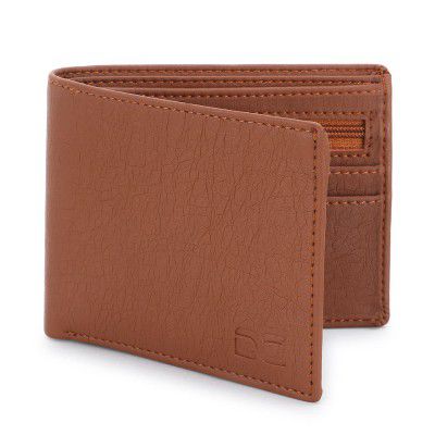 M Mensanity Tan Leather Men's Wallet (Woodland 078)
