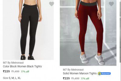 M7 By Metronaut Womens Tights Upto 80% Off