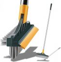M9Gi 3 in 1 Bathroom Cleaning Brush with Wiper...