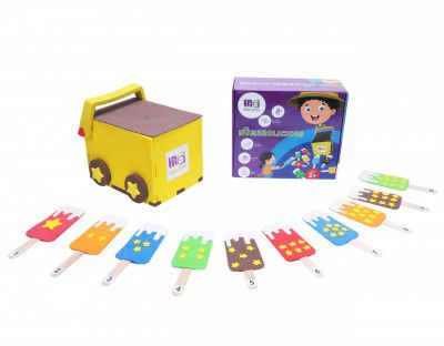 Maalona | Ice Cream Toy for above 2-year Boy/Girl/Toddler | Make Ice Cream Trolley & Learn Numbers with Delicious Ice Creams | Kids Learning Toy | Best Raksha-Bandhan gift for Boys & Girls
