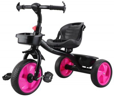 Maanit Kids Tricycle with Rear & Front Basket