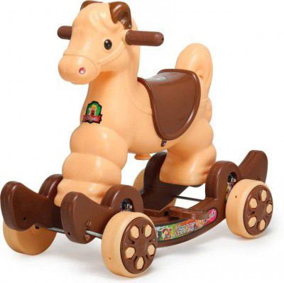 Maanit Rideons & Wagons Non Battery Operated Ride On (Brown)
