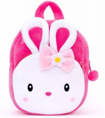 maaya Small 10 L Backpack Rabbit Kids School Bag Soft Plush Backpack Cartoon Bags for Baby