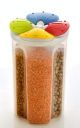 MACARIZE 4 in 1 Multi Purpose - 2500 ml Plastic Grocery Container...