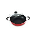 MACclite Non-Stick Alpha Kadai 24cm Dia/2.5 Liters with Glass Lid....