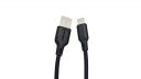 MACGETS PaceX, Durable Cable with 4A Fast Charging & Data Sync, Braided Texture, Tangle-Free 1 Meter Cable, Long Lifespa Compatible With All Type-C Devices (Black)...