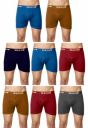 Macho Cotton Assorted Plain Long Men's Trunk - Pack of 8 PLT, Size - 90 Cm...