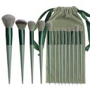 MACPLUS Makeup Brush Set Kit - 13 Pcs Premium Synthetic Kabuki Eye Shadows Make Up Brushes, Eyeliner Brushes Blending Face Powder Blush Cosmetics Brushes Tool Kit Compatible with Travel Makeup Bag...
