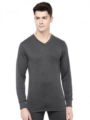 Macroman M-Series Men's Solid Regular Fit Thermal Upper