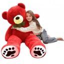 MACROS Teddy Bear, Soft Toys, Teddy Bear (4 Feet, Red)...