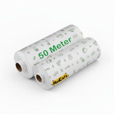 Mad Cat 50 Meters (50Mtr+50 Mtr, Pack of 2) Food Wrapping Roll