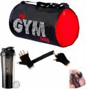 Madhubala Gym Bag with Spider Bottle and Wrist Support & Gym Gloves Home Kit (Multicolor)...
