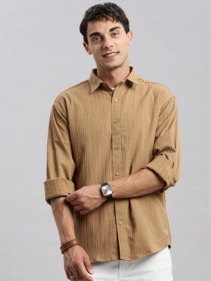 MADSTO Classic Spread Collar Cotton Casual Shirt