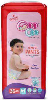 MAFATLAL Coocoo Baby Pullup Pants (Set of 36) - M (36 Pieces)