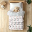 Mafatlal CuddleCot Kids Dohar | 60x40 Inch | 144 TC Mulmul Cotton | Cute Cartoon Print for Boys & Girls | Ultra-Soft Summer Blanket | Breathable & Comfy |Pale Peach...