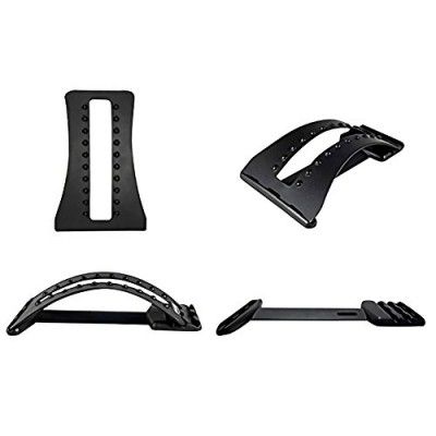 Magic Back Stretcher Posture Corrector Device for Chronic Back Pain Relief with Massage Arch and Bonus Accessories
