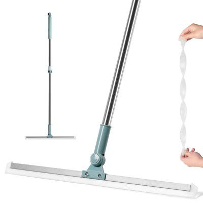 Magic Broom Sweeper for Floor Cleaning Multifunctional Silicone Broom & Bathroom Wiper Floor Cleaner for Tiles