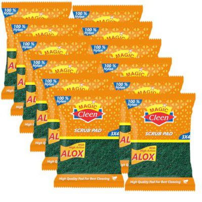 Magic Cleen Nylon Pad 3 x 4 (Pack of 12)
