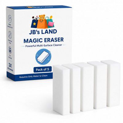 Magic Eraser Sponge | Pack of 5 | No Scratch Multi-Surface Cleaning Sponge 