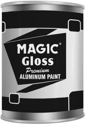 Magic Paints Silvio Aluminum Paint for Metal Surfaces Aluminium Silver Enamel Wall Paint  (50 ml)