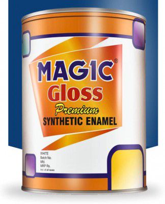 Magic Paints Synthetic Enamel Paint Fast Drying, Interior/Exterior Metal & Wood Surfaces Deep Blue Enamel Wall Paint (50 ml)