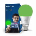MAGIK Deco Plus 9 W (Green) LED Bulb | B22 Base | Pack of 1...