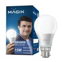 MAGIK Grande 15W LED Bulb | Cool White (6500K) | B22 Base | High Brightness LED Lamp...
