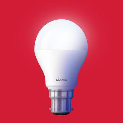 MAGIK Spectrum 7W LED Lamp (Red) B22 Bulb | Energy Efficient | Upto 4KV Surge Protection