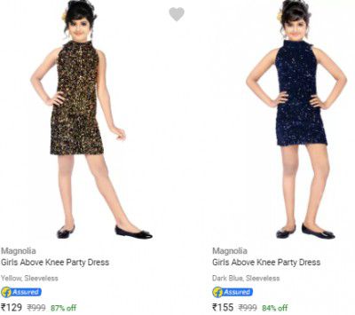 Magnolia Girls Party Dress Starts ₹129 | Upto 87% Off