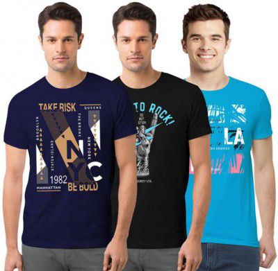 Magnum Pack of 3 MN-M-ES02 Essential T-shirts for Men
