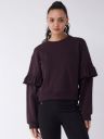 MAGRE Women Purple Solid Sweater...