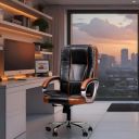 MAHARAJA Premium Revolving Office Chairs (Tan-Brown.)...