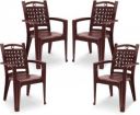 MAHARAJA Sony for Home, Office | Comfortable | Bearing Capacity up to 200 Kg Chair (Brown, Set of 4)...