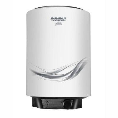 Maharaja Whiteline Aquis Neo 15L Storage Water Heater, Glasslined, Rust & Shock Proof, Blue/White, Free Installation – WH-168