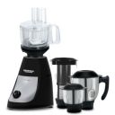 Maharaja Whiteline Joy Turbo Mixer Grinder | 800 W & 20,000 RPM Motor | Black & Grey...