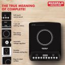 Maharaja Whiteline Marvello 13DX 1300W Smart Induction Cooktop...