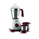 Maharaja Whiteline MG 123, 500W Mixer Grinder with 3 Jars (Cherry Red & White), Standard, MG 1.2.3 / MX-237...