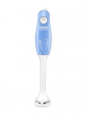MAHARAJA WHITELINE Turquoise Blue & White 175 W Hand Blender