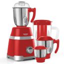 Maharaja Whiteline Ultramax Elite Mixer Grinder with 4 Jars, Long Lasting Performance with 800 Watt Motor | 5 Year Motor Warranty (Red)...