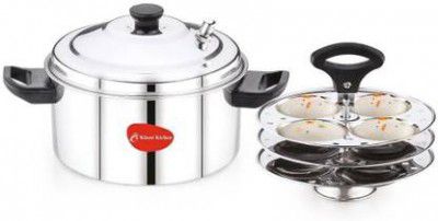 MAHAVIR Standard Induction & Standard Idli Maker (3 Plates , 12 Idlis )