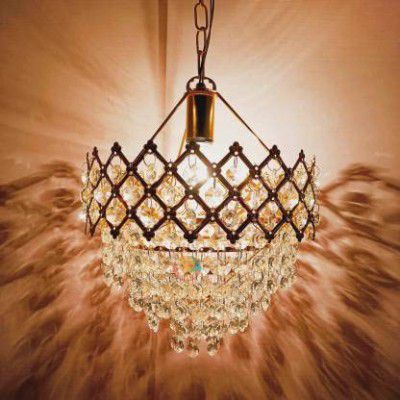 Mahganya 3280 Decoration New Fancy Modern Ceiling Lamp with All Fixtures and Fitting ( Multicolour) (Medium)