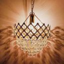 Mahganya 3280 Decoration New Fancy Modern Ceiling Lamp with All Fixtures and Fitting ( Multicolour) (Medium)...