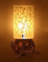 Mahganya Antique Handmade Decorative Wall Light Lamp (Multicolour) - Set of 2...