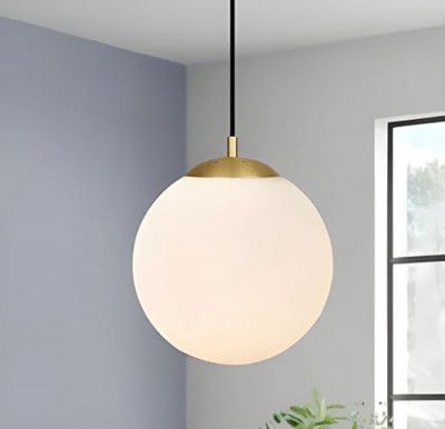 Mahganya Decoration Modern Ceiling Lamp for Living Room, Office,Bedroom Lamp with All Fixtures and Fitting White Design Hanging Antique Fitting