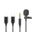 Maizic Clip MicrophoneSupported iphone7 and iphone8 with Three Types of Connect Pin for YouTube